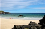 People on beach, North Lewis